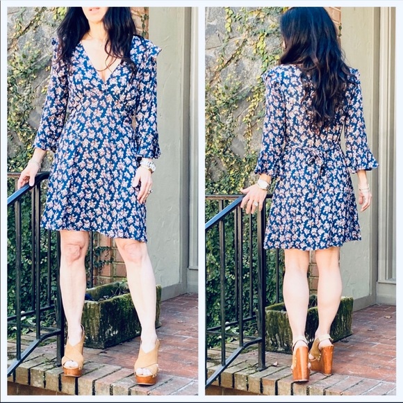 Beautiful tie back floral dress - Picture 5 of 8